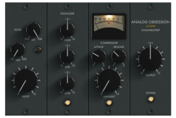 ATONE: Channel Strip Gratuito da Analog Obsession