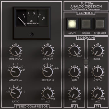 BUSTERse: O Compressor VCA Gratuito da Analog Obsession