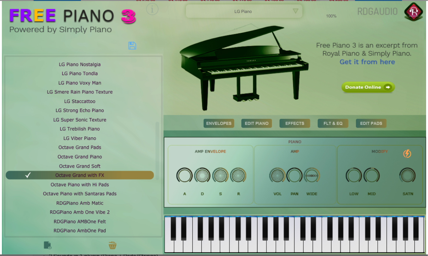 Free Piano 3 - RDGAudio